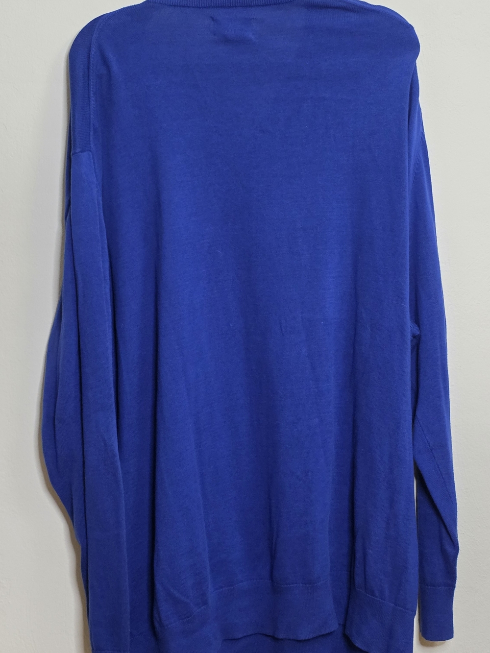 Men’s Royal Blue V-Neck Sweater